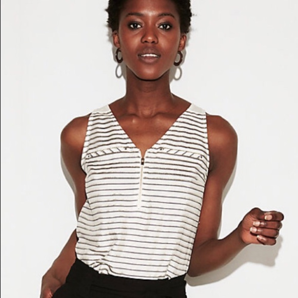 Express Gold Stripe Hudson Tank